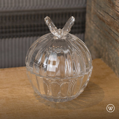 Potiche de Cristal Butterfly 8cm x 8cm x 9,5cm - Wolff