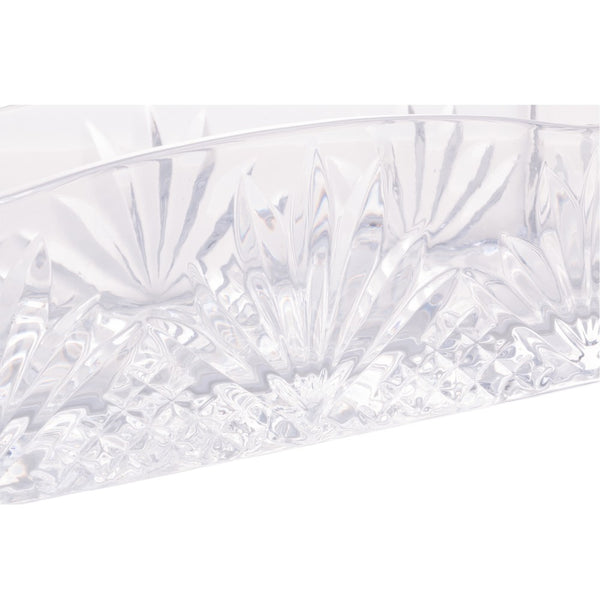 Porta Talher de Cristal Dublin 27cm x 8cm x 9cm - Lyor