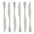 Conjunto 6 Facas de Churrasco de Aço Inox Positano 23cm - Lyor