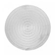 Lugar Americano de Plástico Espiral Prateado 38cm - Lyor