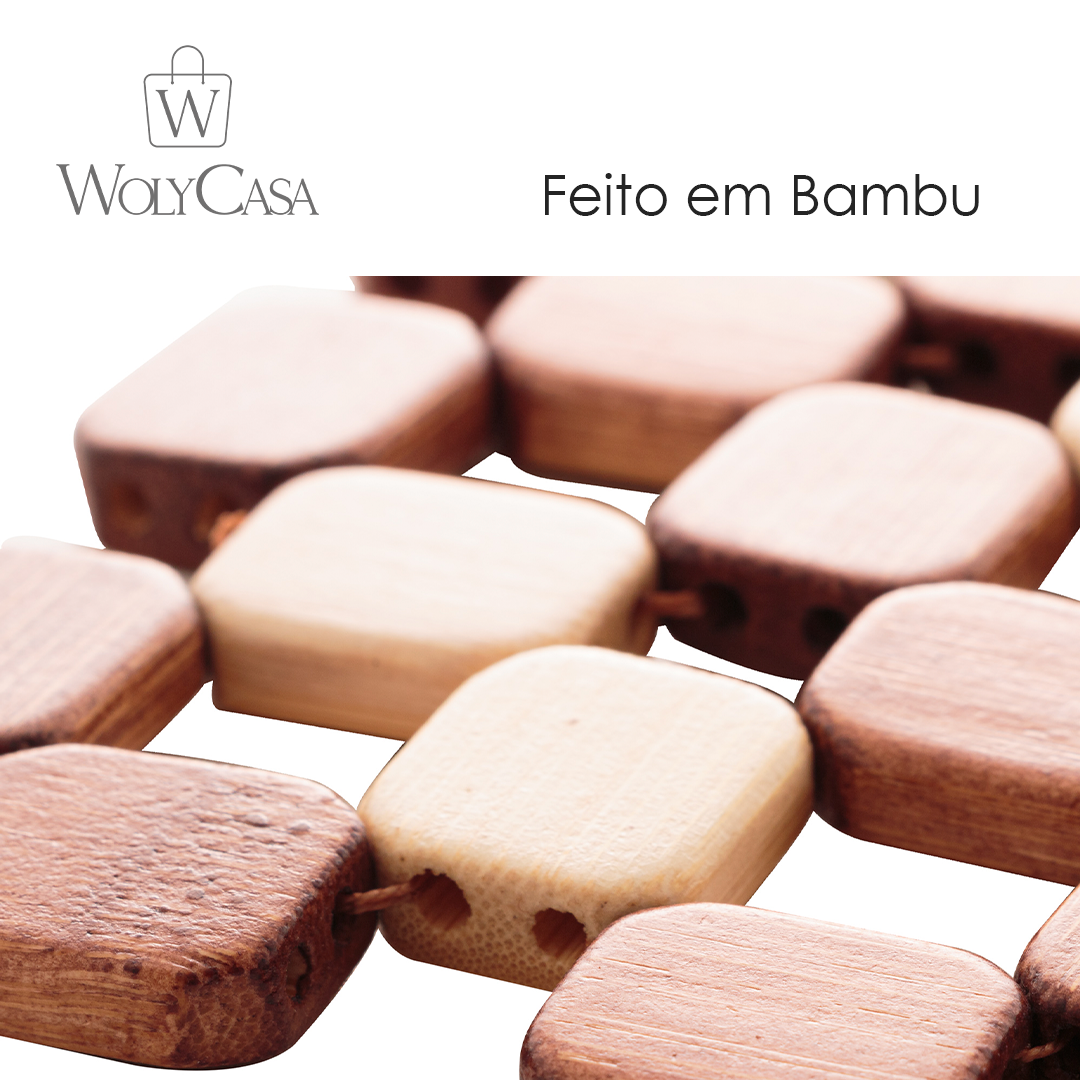 Descanso de Bambu para Panela 16cm x 16cm - Lyor