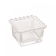 Bowl Quadrado de Cristal Coração 8,5cm x 8,5cm x 5cm - Lyor