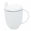 Caneca de Porcelana com Infusor e Tampa Birds Branco 350ml - Wolff