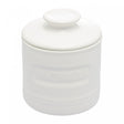 Manteigueira Francesa de Cerâmica com Tampa Branca Matte 8cm x 8cm x 9cm - Wolff