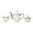 Conjunto 3 Peças de Chá de Porcelana Paddy Branco - Wolff