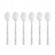 Conjunto 6 Colheres de Sobremesa de Aço Inox Bambu Elegant 15,2cm - Lyor