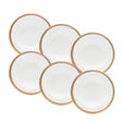 Conjunto 6 Pratos Fundos de Porcelana Paddy 22cm x 10cm - Wolff