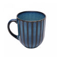 Caneca de Cerâmica Scallop Azul 420ml - Wolff