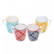 Conjunto 4 Canecas Holambra 225ml Coloridas Cerâmica - Wolff