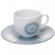 Xícara de Chá com Pires Azahara 190ml Azul Porcelana - Wolff