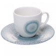 Xícara de Café com Pires Azahara 90ml Azul Porcelana - Wolff