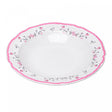 Prato Fundo Florescer 22cm Rosa Cerâmica - Wolff