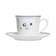 Xícara Café Florescer 90ml Azul Cerâmica - Wolff