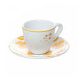 Xícara de Café com Pires Doce Encanto 90ml Amarelo Cerâmica - Wolff