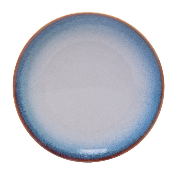 Prato Raso Amazônia 26cm Azul Cerâmica - Wolff