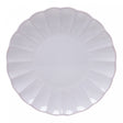 Prato Raso Scallop 27cm Creme Cerâmica Wolff