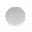Prato para Sobremesa Scallop 21cm Creme Cerâmica - Wolff