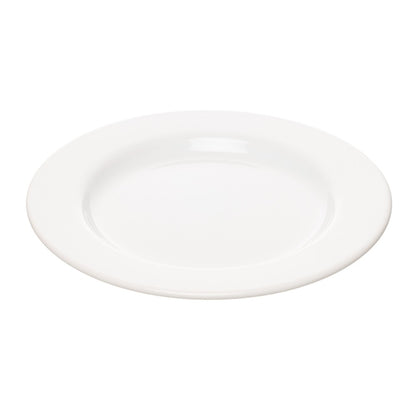 Prato Sobremesa Glacier Ø22cm Branco Cerâmica - Rojemac Profissional