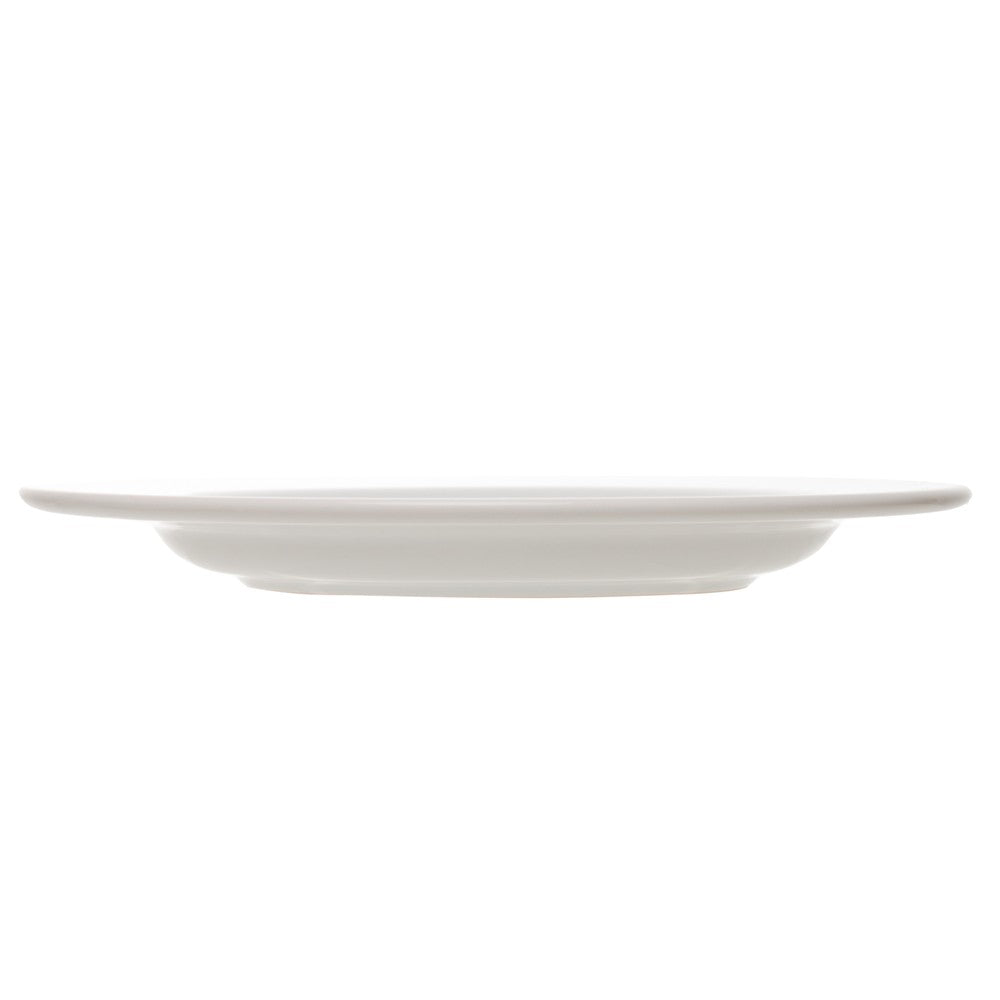 Prato Sobremesa Glacier Ø22cm Branco Cerâmica - Rojemac Profissional