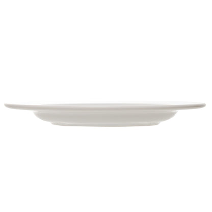 Prato Sobremesa Glacier Ø22cm Branco Cerâmica - Rojemac Profissional
