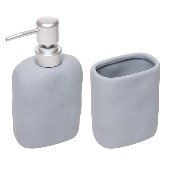 Conjunto 2 Peças para Banheiro Mantra Azul Cerâmica - Wolff