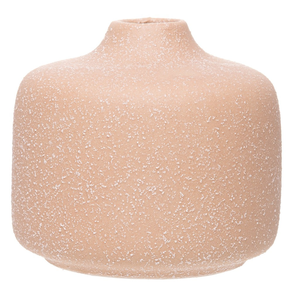 Vaso Hera Gardem 9,5cm x 8,5cm Nude Cerâmica - Wolff