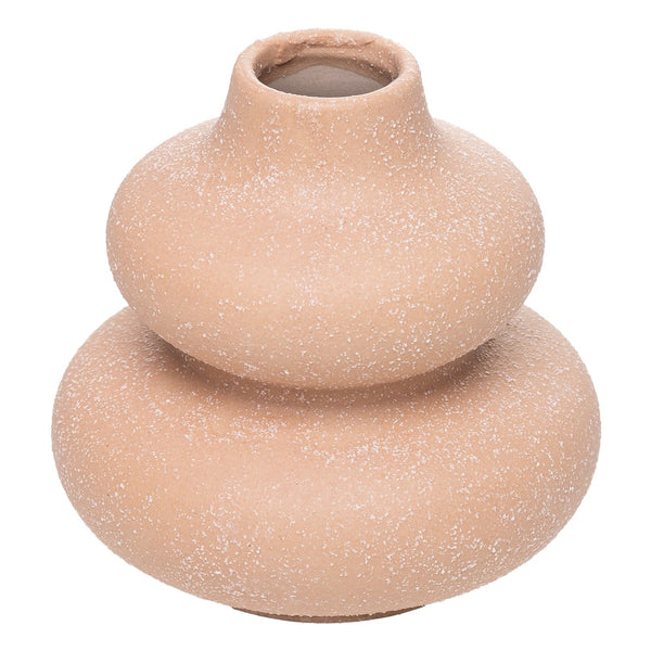 Vaso Hera Palace 10,5cm x 10,5cm Nude Cerâmica - Wolff