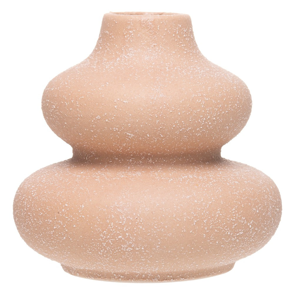 Vaso Hera Palace 10,5cm x 10,5cm Nude Cerâmica - Wolff