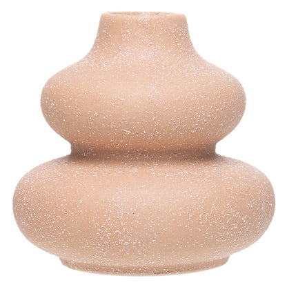 Vaso Hera Palace 10,5cm x 10,5cm Nude Cerâmica - Wolff