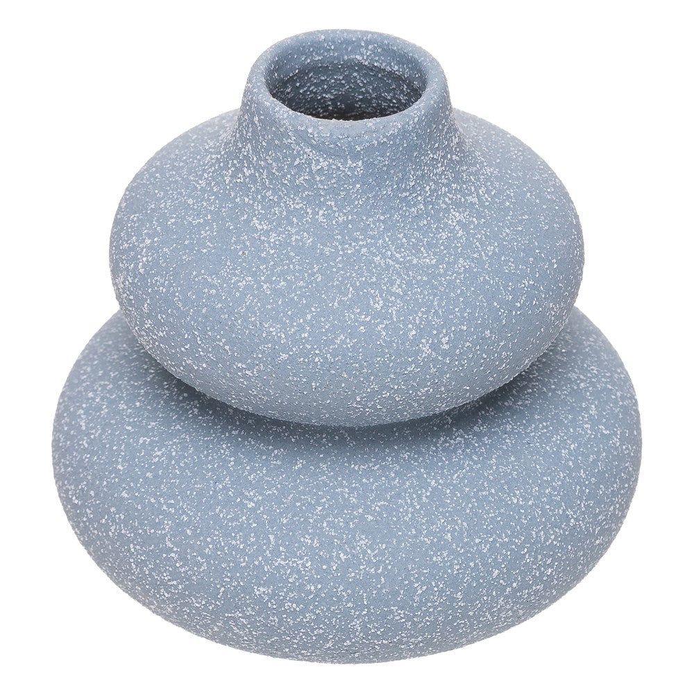 Vaso Hera Palace 10,5cm x 10,5cm Azul Cerâmica - Wolff