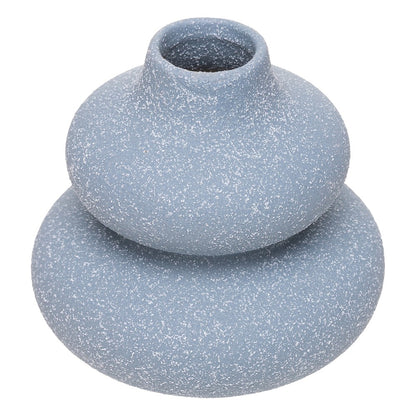 Vaso Hera Palace 10,5cm x 10,5cm Azul Cerâmica - Wolff