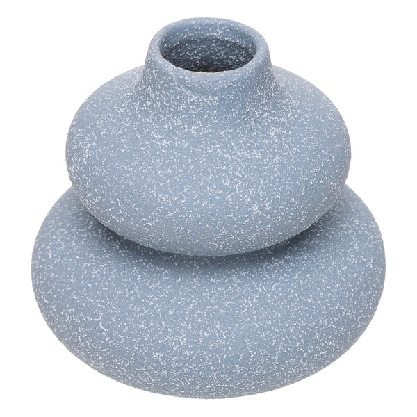 Vaso Hera Palace 10,5cm x 10,5cm Azul Cerâmica - Wolff