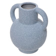 Vaso Hera Templo 9,5cm x 8,5cm x 11,5cm Azul Cerâmica - Wolff