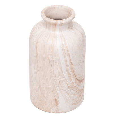 Vaso Delfos 7cm x 12cm Bege Cerâmica - Wolff