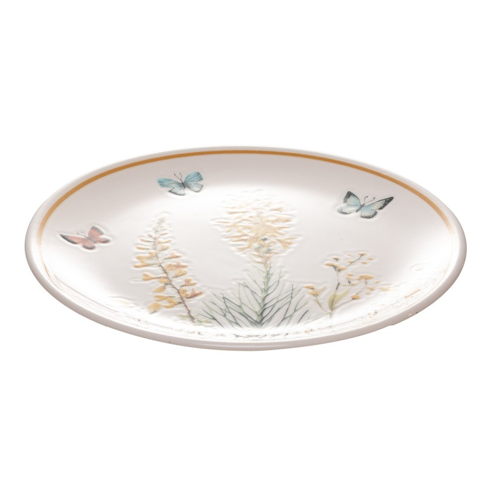 Prato Raso Herbelle 26cm Branco Cerâmica - Wolff
