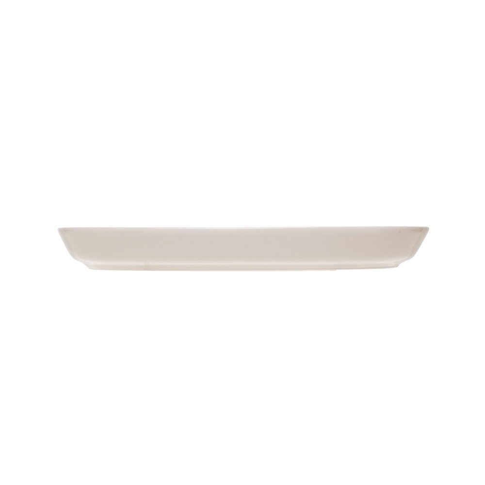 Travessa Retangular Herbelle 23cm x 12cm Branco Cerâmica - Wolff