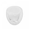 Conjunto 2 Copos de Café Parede Dupla de Vidro Borossilicato Heart 80ml - Lyor
