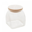 Pote de Vidro com Tampa de Bambu 720ml - Lyor