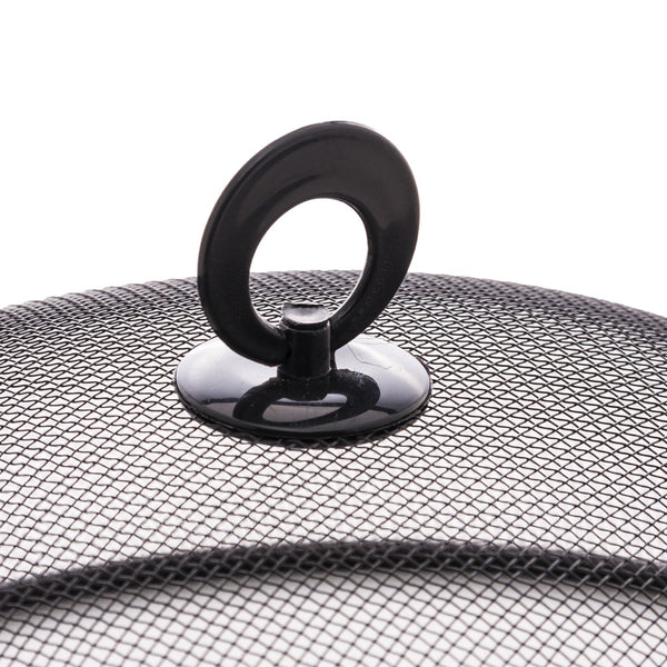 Tela Protetora para Alimentos de Metal Revestida com Plástico Preta 30cm x 12cm - Lyor