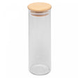 Porta Mantimento de Vidro Borossilicato com Tampa de Bambu 210ml - Wolff