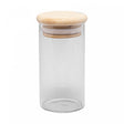 Porta Mantimento de Vidro Borossilicato com Tampa de Bambu 120ml - Wolff