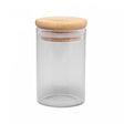 Porta Mantimento de Vidro Borossilicato com Tampa de Bambu 90ml - Wolff