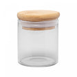 Porta Mantimento de Vidro Borossilicato com Tampa de Bambu 60ml - Wolff
