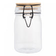 Porta Mantimento de Vidro com Tampa Hermética de Bambu 210ml - Wolff