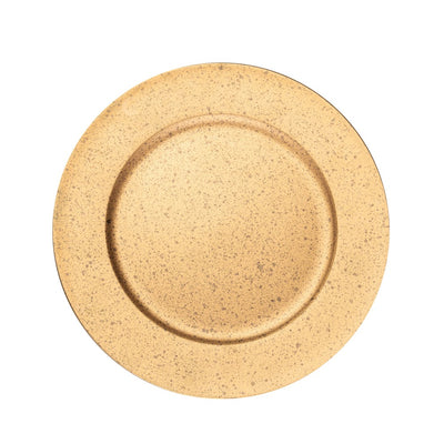 Sousplat de Plástico Granilite Dourado 33cm - Wolff