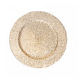 Sousplat de Plástico Martelado Dourado 33cm - Wolff