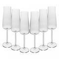 Jogo 6 Taças de Champagne Alex Optic 210ml Cristal Ecológico Bohemia - Wolff