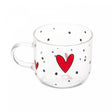 Caneca de Vidro Borossilicato  Heart 120ml - Wolff
