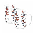 Conjunto 2 Canecas de Vidro Borossilicato Resistente a Calor Butterfly 280ml - Wolff