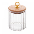 Porta Mantimento de Vidro Borossilicato com Tampa de Bambu Classic 510ml - Wolff